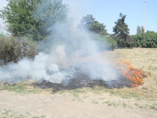 Începe sezonul incendiilor la vegetaţia uscată